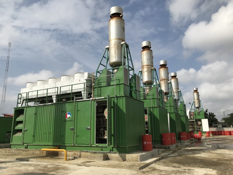 尼日利亞6MW集裝箱式天然氣電站