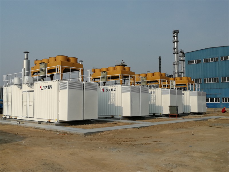山東煉化氣發電項目4×500kW